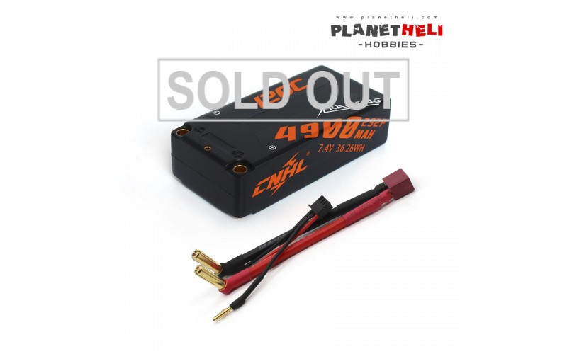 CNHL Racing Series 4900MAH 7.4V 2S 120C Lipo Battery Hard Case with Car Deans Plug